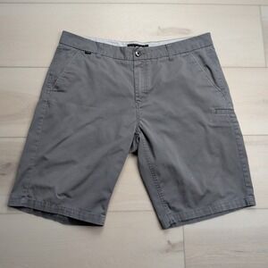 Fox Racing Essex Shorts Mens 38 Gray 12" Cotton Blend 19041